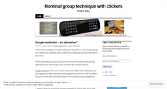 Desktop Screenshot of nominalgroups.wordpress.com