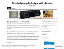 Tablet Screenshot of nominalgroups.wordpress.com