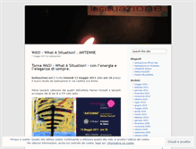 Tablet Screenshot of lasituazioneblog.wordpress.com