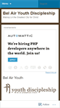 Mobile Screenshot of belairyouth.wordpress.com
