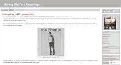 Desktop Screenshot of boringoldfartramblings.wordpress.com