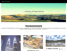 Tablet Screenshot of clutchofinspirations.wordpress.com