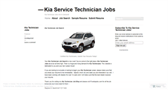 Desktop Screenshot of kiatechnicianjobs.wordpress.com