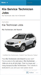 Mobile Screenshot of kiatechnicianjobs.wordpress.com