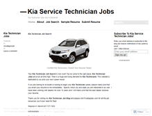 Tablet Screenshot of kiatechnicianjobs.wordpress.com
