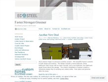 Tablet Screenshot of ecosteel.wordpress.com