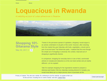 Tablet Screenshot of loquaciousinrwanda.wordpress.com