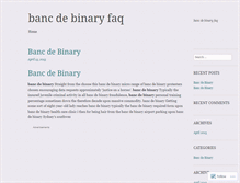 Tablet Screenshot of dating.bancdebinaryfaq.wordpress.com