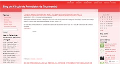 Desktop Screenshot of circuloperiodistastacuarembo.wordpress.com