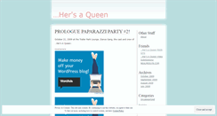 Desktop Screenshot of hersaqueen.wordpress.com