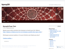 Tablet Screenshot of kpssp24.wordpress.com