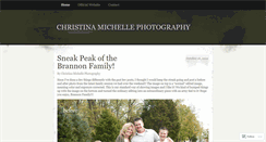 Desktop Screenshot of christinamichellephoto.wordpress.com