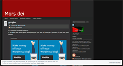 Desktop Screenshot of morsdei.wordpress.com