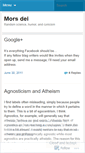 Mobile Screenshot of morsdei.wordpress.com