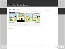 Tablet Screenshot of prayerpups.wordpress.com