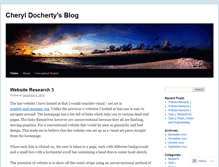 Tablet Screenshot of cheryldocherty.wordpress.com