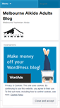 Mobile Screenshot of melbourneaikido.wordpress.com