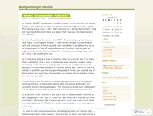 Tablet Screenshot of hodgepodgestudio.wordpress.com