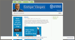 Desktop Screenshot of enriquevasquez.wordpress.com