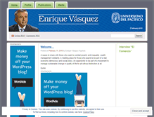 Tablet Screenshot of enriquevasquez.wordpress.com