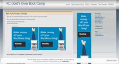 Desktop Screenshot of goldsbootcamp.wordpress.com