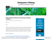 Tablet Screenshot of kinejoarto.wordpress.com
