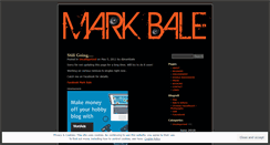 Desktop Screenshot of djmarkbale.wordpress.com