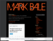 Tablet Screenshot of djmarkbale.wordpress.com