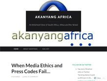 Tablet Screenshot of akanyangafrica.wordpress.com