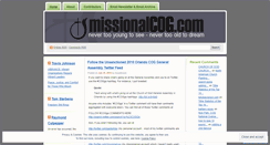 Desktop Screenshot of missionalcog.wordpress.com