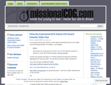 Tablet Screenshot of missionalcog.wordpress.com