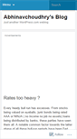 Mobile Screenshot of abhinavchoudhry.wordpress.com