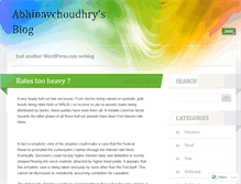 Tablet Screenshot of abhinavchoudhry.wordpress.com