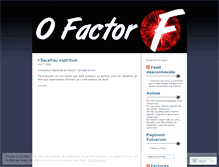 Tablet Screenshot of ofactorf.wordpress.com