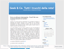 Tablet Screenshot of geekandco.wordpress.com