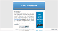 Desktop Screenshot of ilikeucoz.wordpress.com