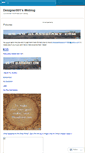 Mobile Screenshot of designer801.wordpress.com