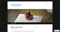 Desktop Screenshot of christinakouzina.wordpress.com