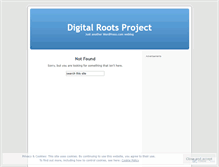 Tablet Screenshot of digitalroots.wordpress.com