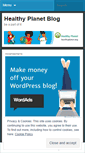 Mobile Screenshot of healthyplanetfoundation.wordpress.com