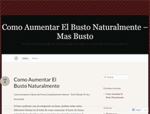 Tablet Screenshot of masbusto.wordpress.com