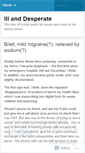 Mobile Screenshot of illanddesperate.wordpress.com