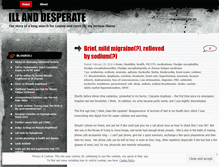 Tablet Screenshot of illanddesperate.wordpress.com