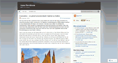 Desktop Screenshot of annadavidsson.wordpress.com