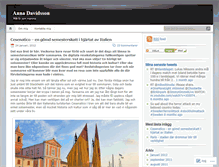 Tablet Screenshot of annadavidsson.wordpress.com