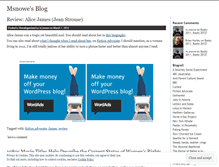 Tablet Screenshot of msnowe.wordpress.com