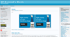 Desktop Screenshot of bpbrainiak.wordpress.com