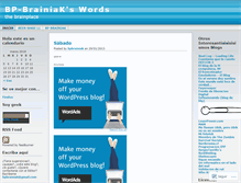 Tablet Screenshot of bpbrainiak.wordpress.com
