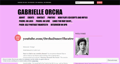 Desktop Screenshot of gabrielleorcha.wordpress.com