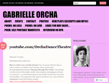 Tablet Screenshot of gabrielleorcha.wordpress.com